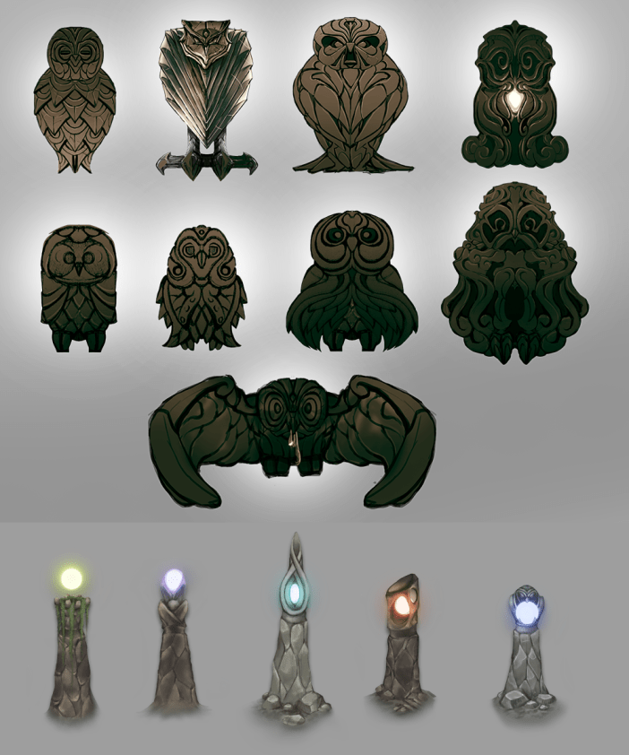 Statues and Braziers of Everend.